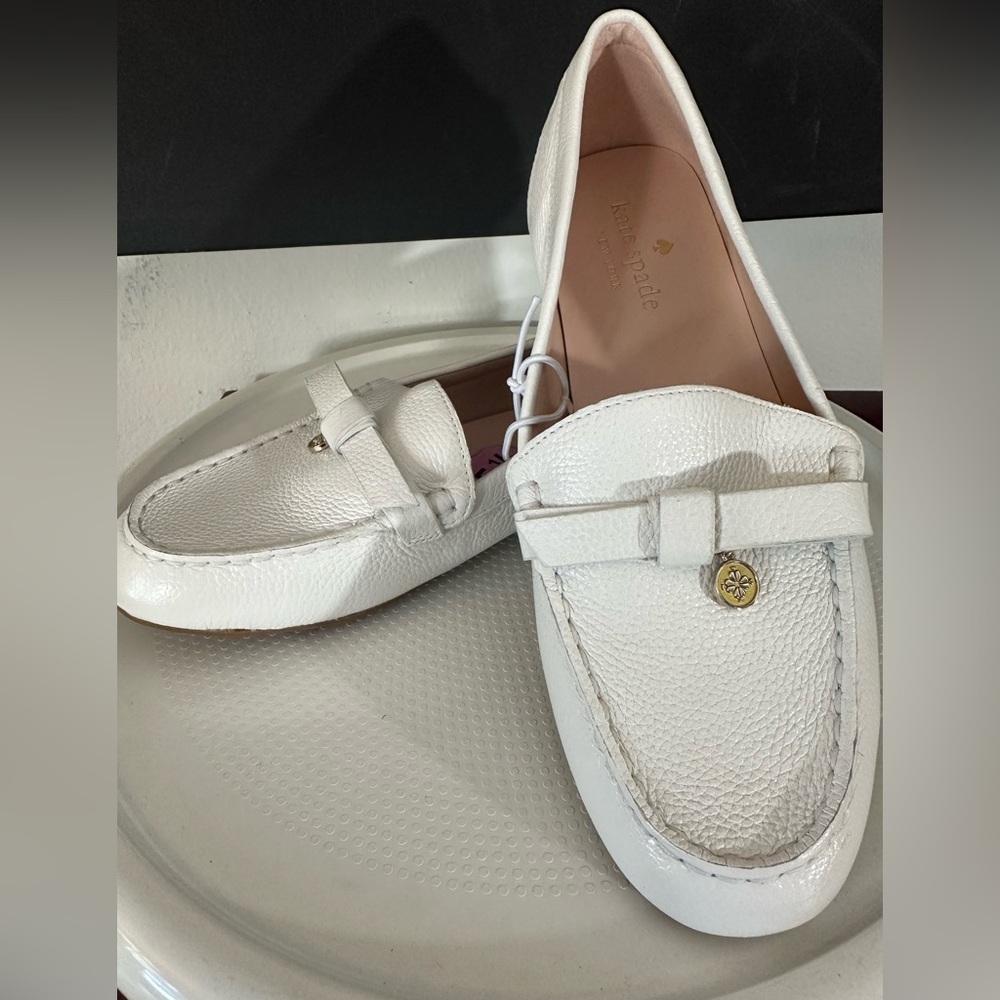 🆕Kate Spade DESI Bow Leather Loafers